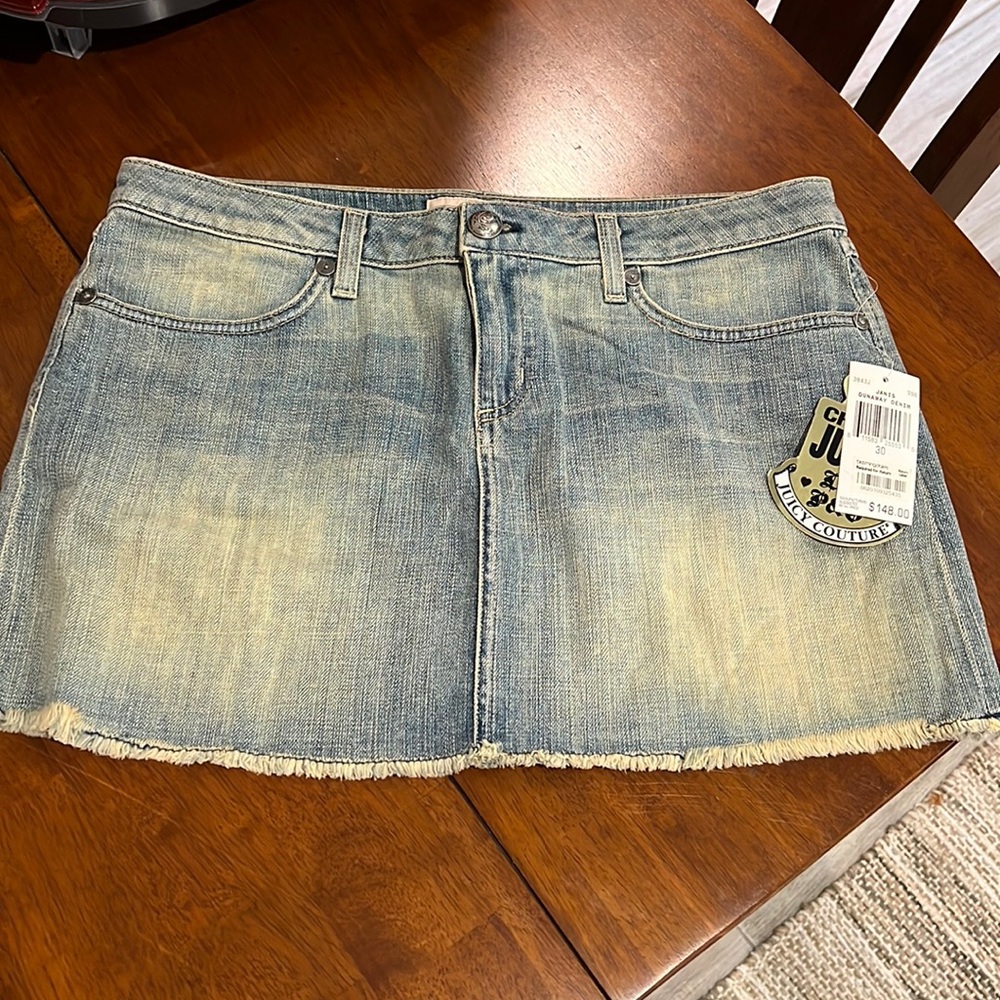 juicy denim skirt